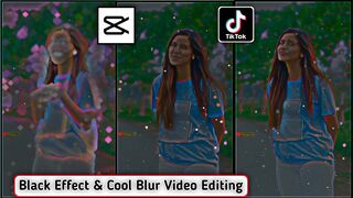 New Trending Blur & Black Effect Video Editing In Capcut App || Secret Video Editing Tutorial 2023