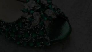 Ladies Italian Leather Shoe and Bag Set