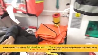 Pakistan's 1122 Rescue Team in Action: Saving Lives in Turkey's Earthquake