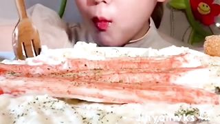 Crob cream pasta