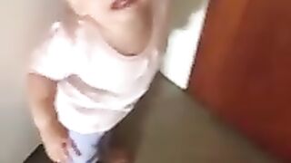 Toddler Gets Upset When Daddy Prepares To Go To Work