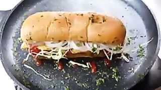 Special Egg Burger ♥️ recipe ????