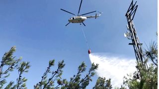 Fire Fighting Helicopter