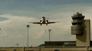 Modern Commercial Aircraft Jet