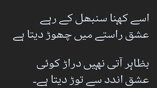 Urdu/hindi poetry