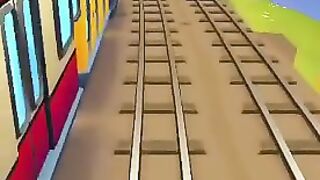 Musfi Playing Subway Surfers