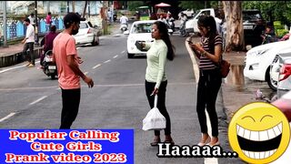Popular Calling Cute Girls Maaji Prank video 2023