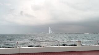 BURJ AL ARAB VIEW FROM PALM JUMEIRAH