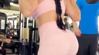 cute girl bodybuilding gym workout_weight_lifter_️video motivation_muscle_fitness model_fire_best  workout- febspot shorts- gymlover