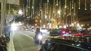 Beautiful Night Life of Barcelona