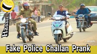 Full funny|| Fake  Police  Challan  Prank in india 2023