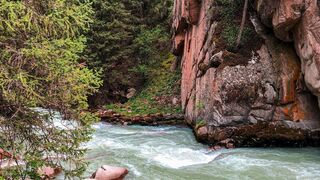 #Kyrgyzstan, #Grigorievskoe gorge, #beautifulriver, #beautifulview,
