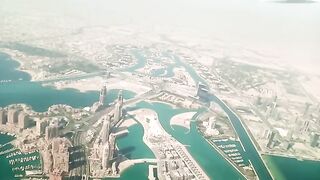 Aerial view of Qatar Doha