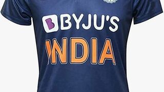 CLIENTALE India New ODI Retro Jersey 2020-21 for Men Women Boys Unisex (3XL, Navy Blue)