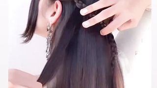 Beautiful princess hair style