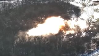 Russian Soldiers die in droves in frontline trenches as they are hit by Ukrainian artillery