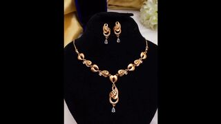 Simple party wear jewelry set