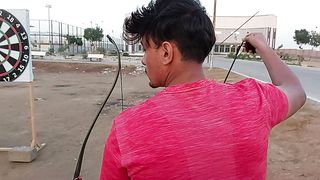 National Archer Muhammad Shahzad in Acrion