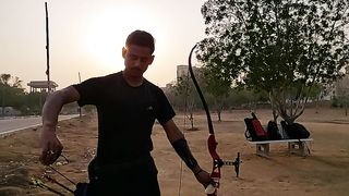 National Archer Aniq in Action