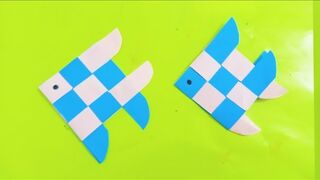 How to make paper fish craft
