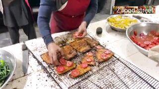 Fry fish and grille kabab pieces