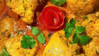 Chicken cream karahi