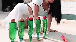 Grill beutiful have fun with bottle