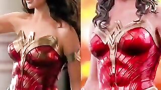 Wonder Woman 1984 Movie vs Hot Toys Figure #shorts #hottoys #wonderwoman #dc #dceu #fyp #fypシ