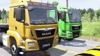 Cars vs Giant Pit 2023 #BeamNG.drive