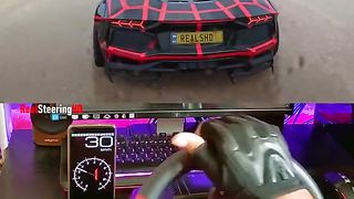 New car racing video.