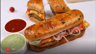 Anda Shami Bun Kabab Street Style