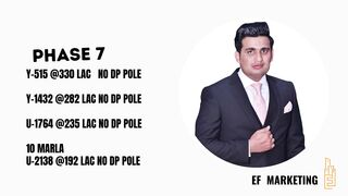 1 kanal Plot Y-515 @328 Lac for sale in Phase 7 Lahore