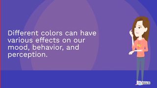 Colours effect on mode, behavior and perception