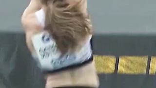 Cute athletic girls