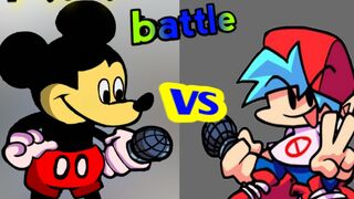 FNF CHARACTER TEST / mickey mouse vs boyfriend FNF MOD