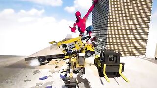 cars vs Spider-Man