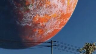 Марс место луны