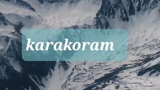 Karakoram range