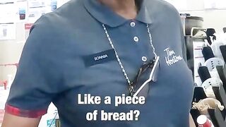 Giving 1000 dollar to a kind worker