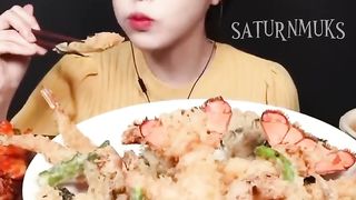 Fried seafood