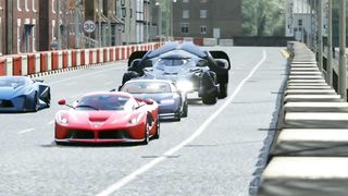 Super video! Batmobile against hypercars in the race.Video 2023.