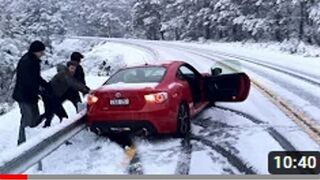 WINTER CAR crash - Snow FAILS compilation