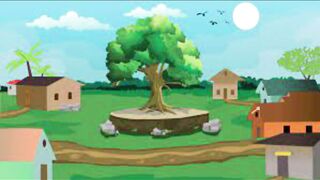 kids moral stories. wise woodcutter and sad king