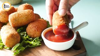 Chicken potato croquettes recipe by food fusion