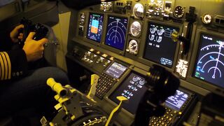 Civil aircraft cockpit
