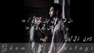 Dil Tha K Khush Khayal |Sad Urdu Poetry | Best Urdu Poetry Collection | Sad Hindi Shayari | Gham e Shikastagi | Sad Urdu Poetry