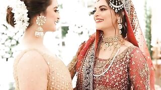 Beautiful actress same dress bridal look