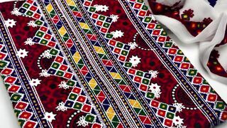 Ajrak Design // 3pc Suit // Unstitched Lawn