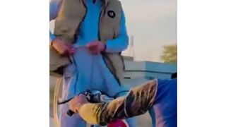 Danger bike riding ????????????with firng????️????️