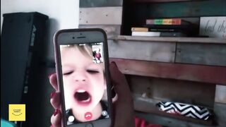 Baby and cute Cat Funny moments